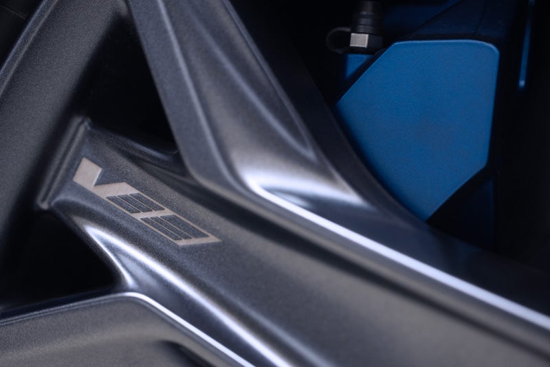 Close-up of the 2026 OPTIQ-V Brembo Performance Front Brakes | C. Harper Cadillac in Belle Vernon PA