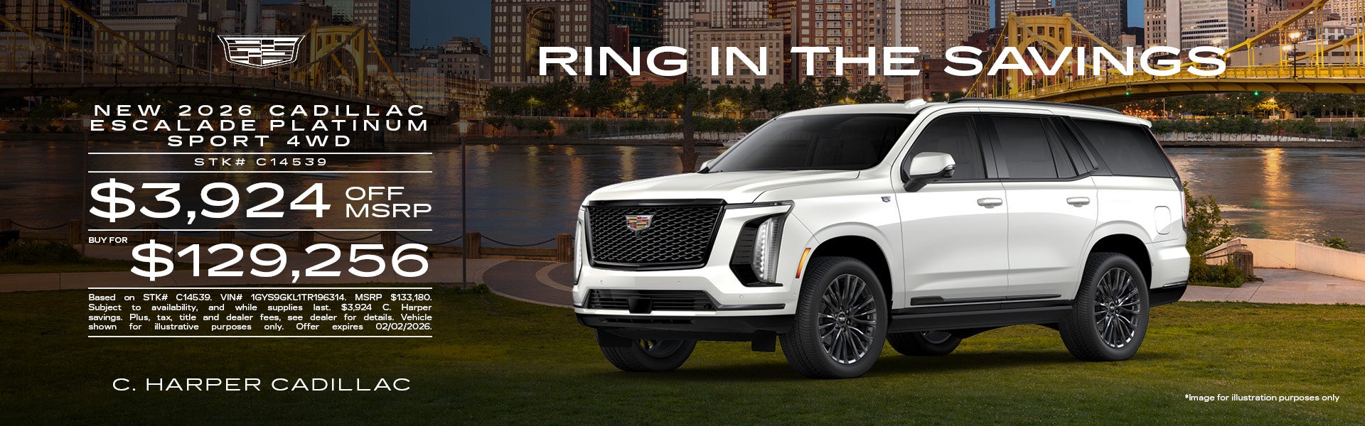 New 2025 Cadillac Escalade Platinum in Belle Vernon, PA