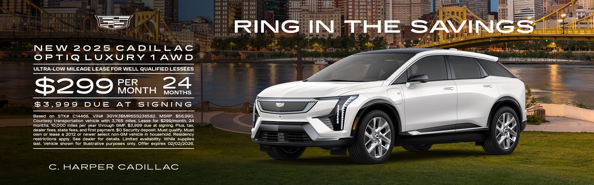 New 2025 Cadillac Optiq Luxury 1 AWD in Belle Vernon, PA