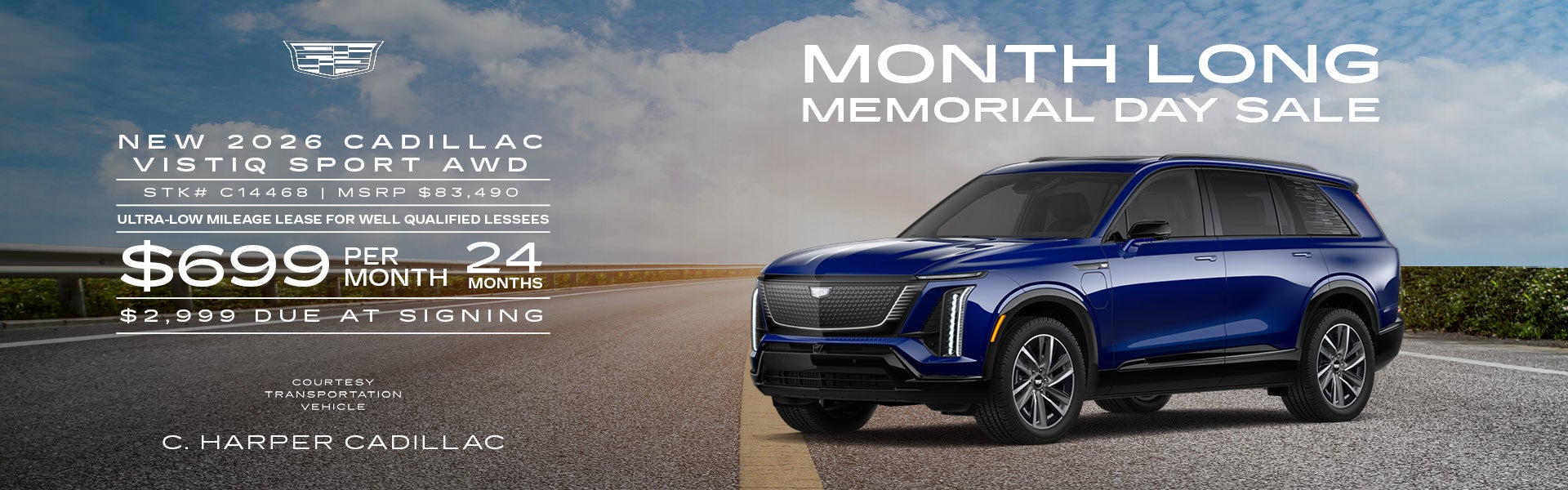 Save on a new 2026 Cadillac VISITQ