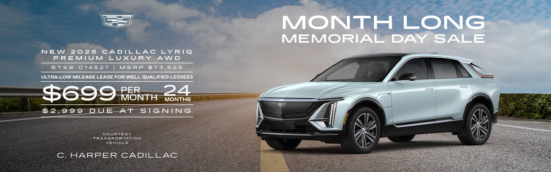 Save on a new 2026 Cadillac LYRIQ