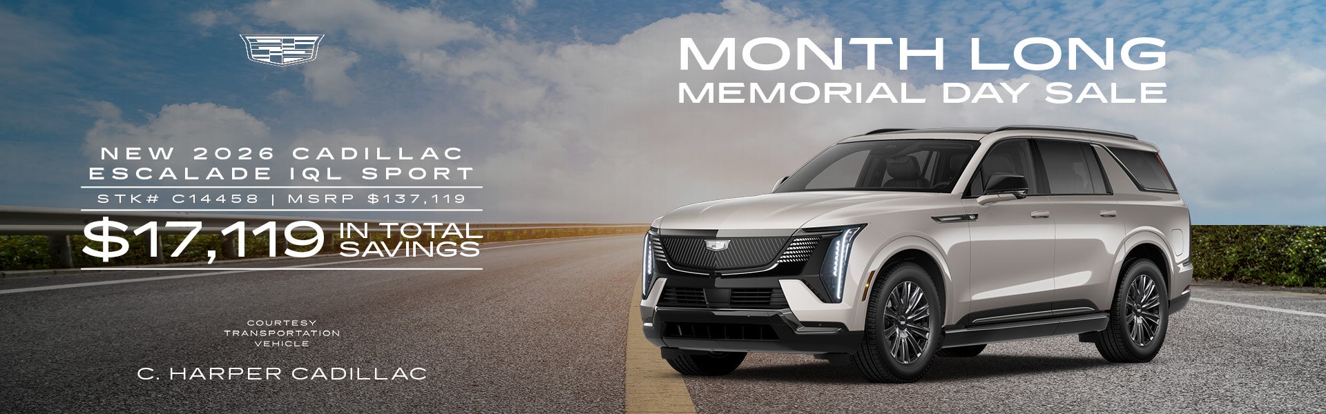 Save on a new 2025 Cadillac Escalade IQL